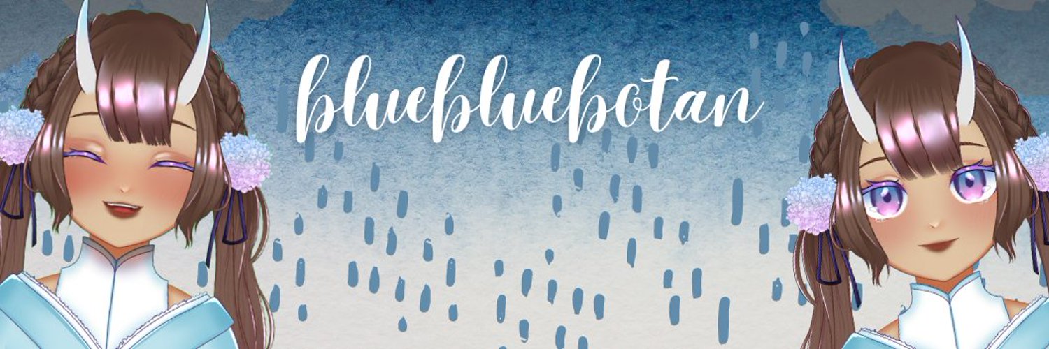 BlueBlueBotan💙ENVtuber banner