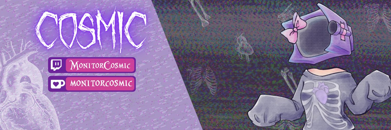 |ENVTuber| Cosmic the monitor | HIATUS |Debut TBA| banner
