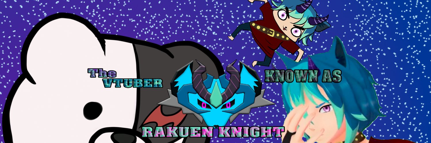 🦊Rakuen Knight🐲 ENVTuber (aka Alan Ocon) banner