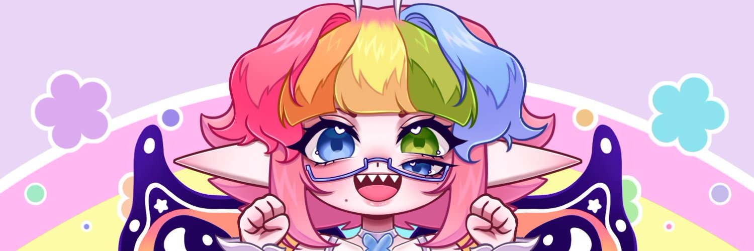 fawn! 🩷🌈 changeling vtuber! banner