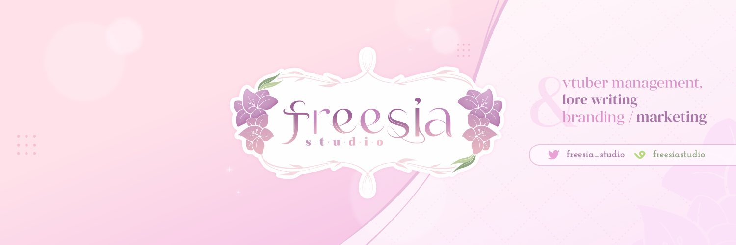 ✧＊ freesia | vtuber management 【Vgen Open】 banner