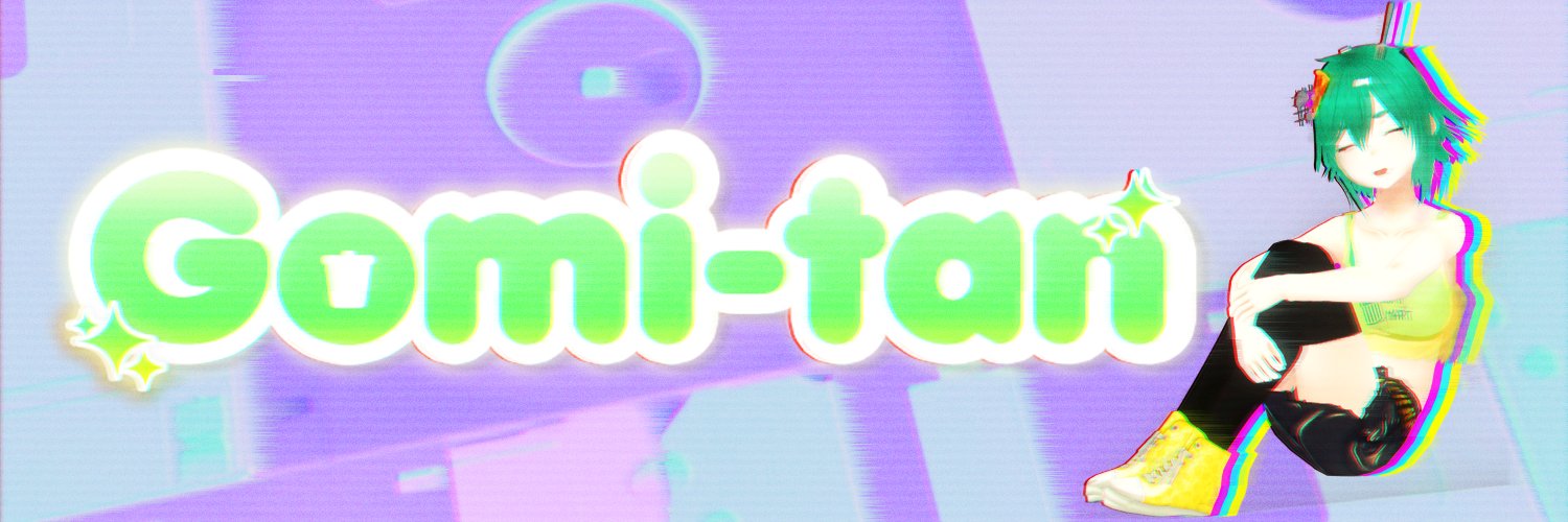 Gomi-tan 🚮 EN VTuber banner