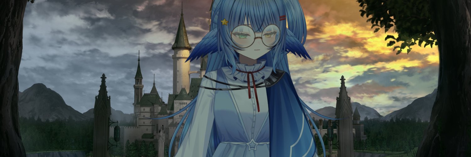 Himeutsugi ❦ 🦜🧮 dice roller vtuber banner