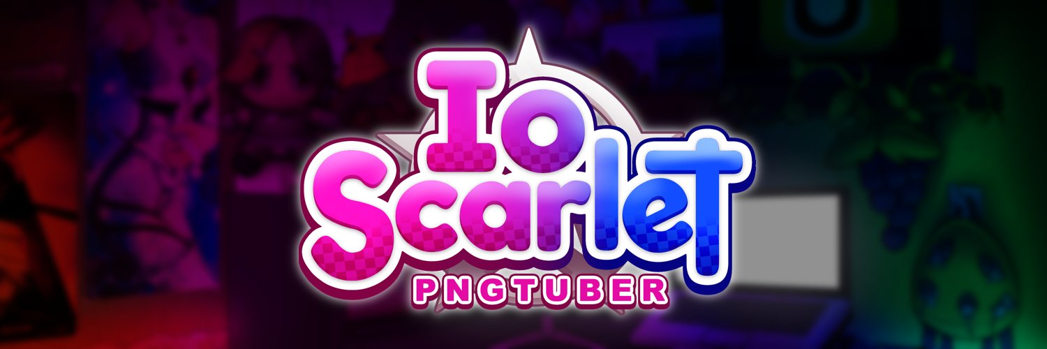Io Scarlet PNGtuber 🦜 banner
