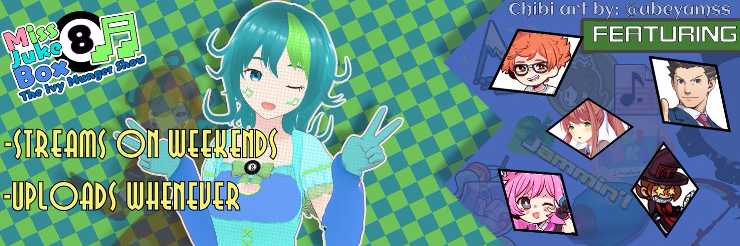 🎵 Miss JukeBox 8 📦 | ENVTuber 🎱 banner