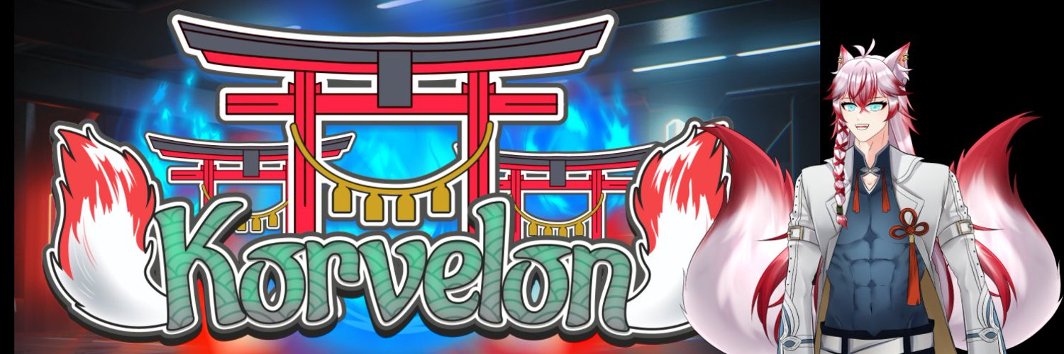 ⛩️Korvelon⛩️ 🦊Vtuber Twitch Affiliate banner