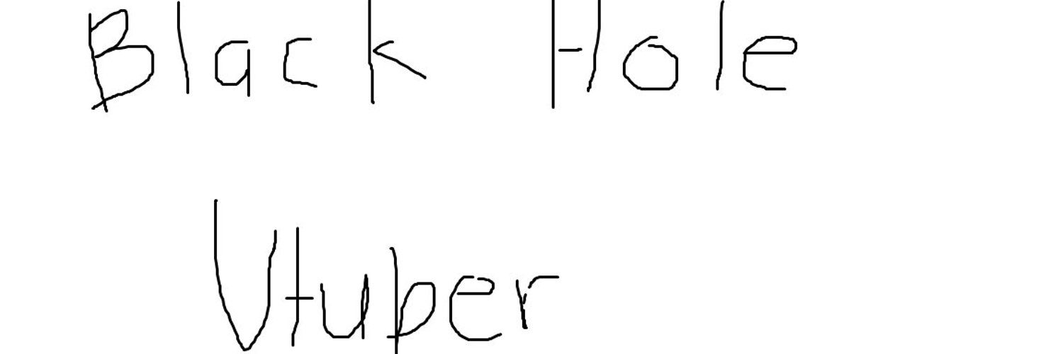 Kruciel | ENVtuber | Black Hole | banner