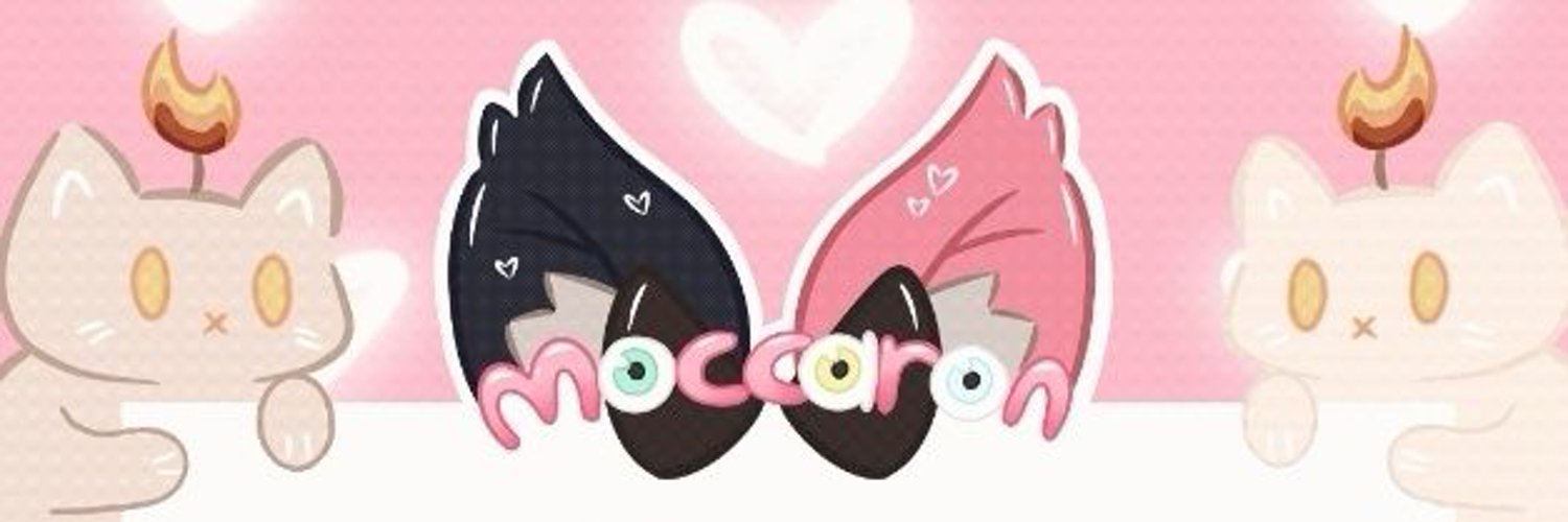 moccaron🐱🩷 | pngtuber | indefinite hiatus banner