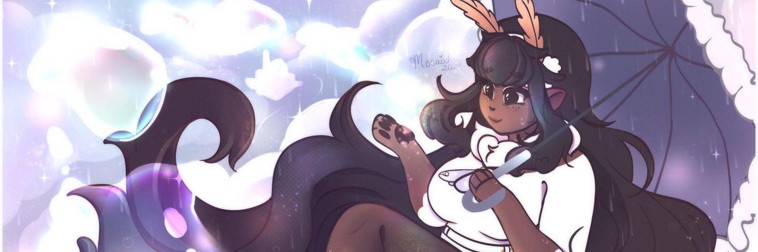 Mosaixhu the Moth Knight (EN VTuber) 🔞 banner