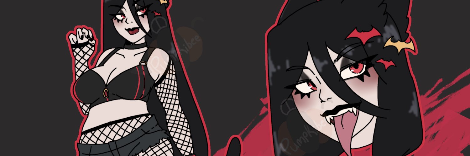 🔞darkraisdream.vtube.social🔞 vampneko PNGtuber banner