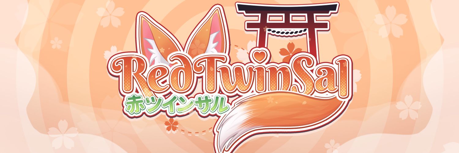 RedTwinSal ⛩️🦊 Shrine Maiden Fox Vtuber ⛩️ banner