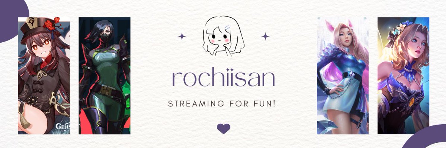 Rochiisan Rintaro 🌸💜 EN/PHVtuber banner