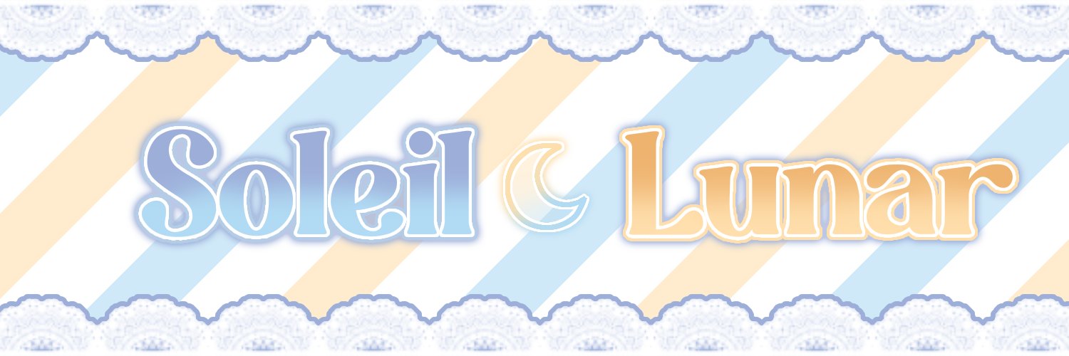 Soleil Lunar! 💫💙 pre-debut pngtuber banner