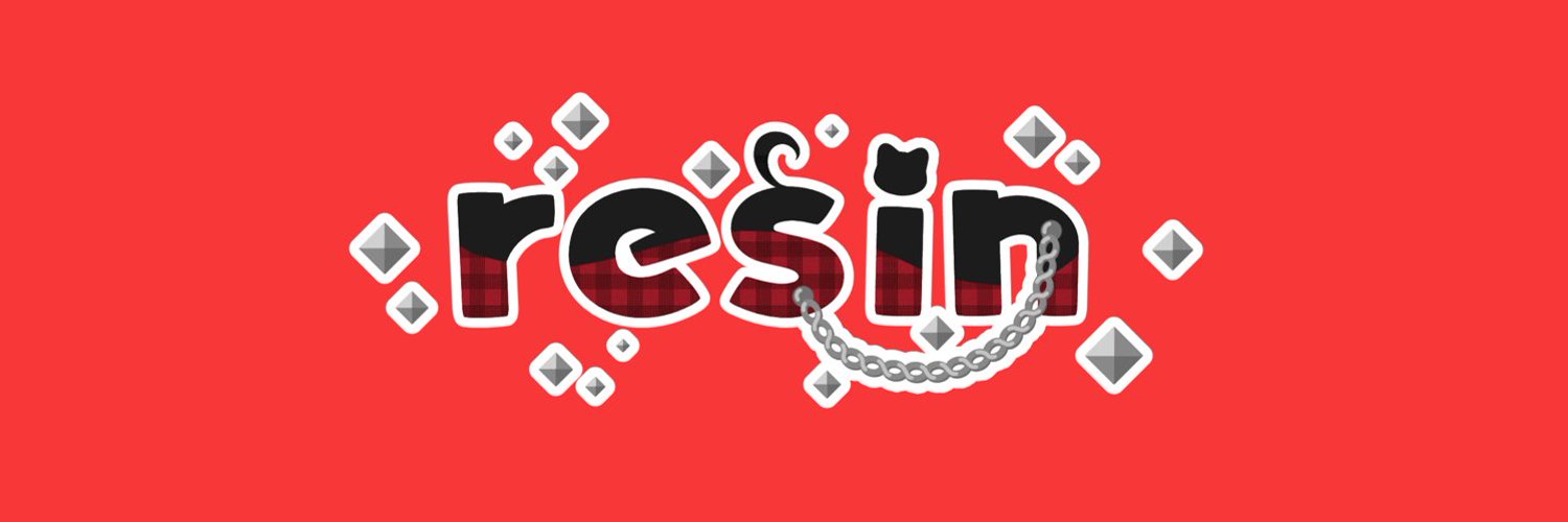 resin | envtuber 🐈⬛ banner