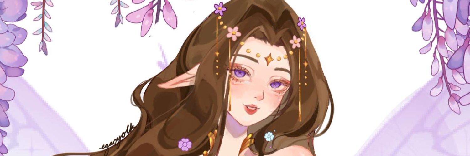 Vera ༊·˚ | Nymph PNGTuber banner