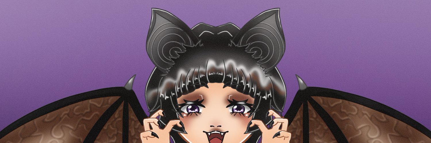 Xen the Bat 🦇🖤 ENVTuber banner