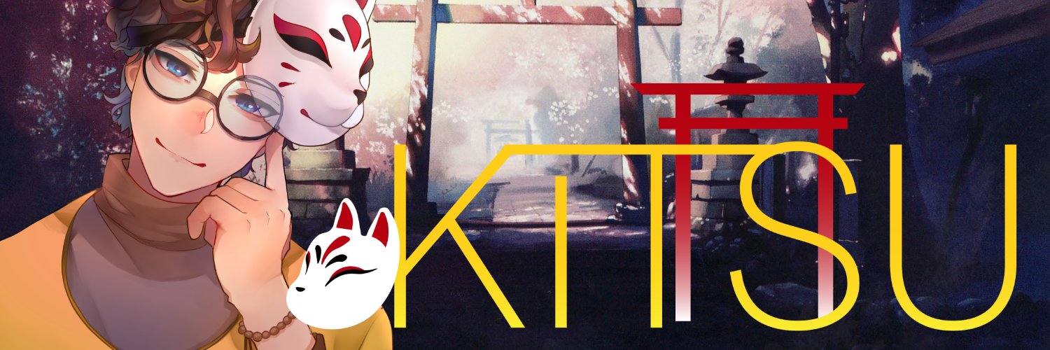 Kitsu 🦊⛩ EN Vtuber banner