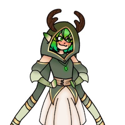 JadeStarSea /leafy deer girl pngtuber