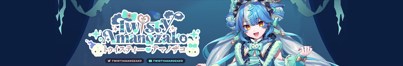 Twisty Amanozako banner