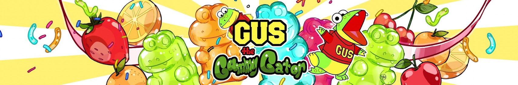 Gus the Gummy Gator banner