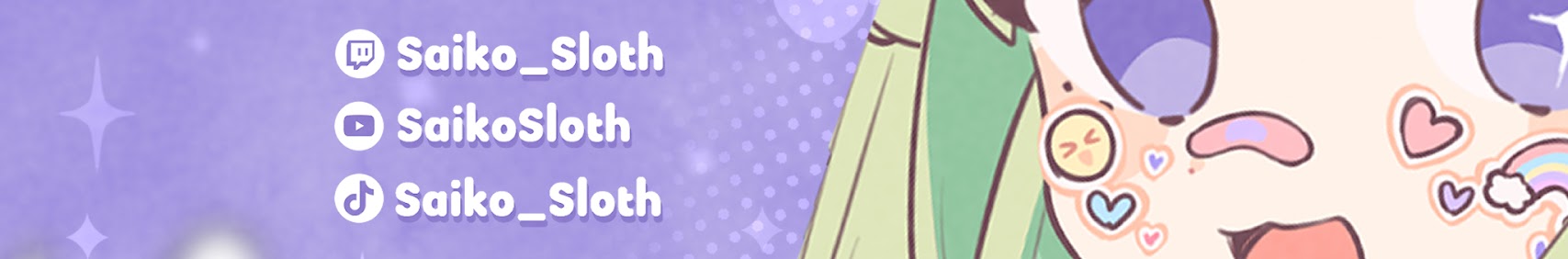 Saiko Sloth banner